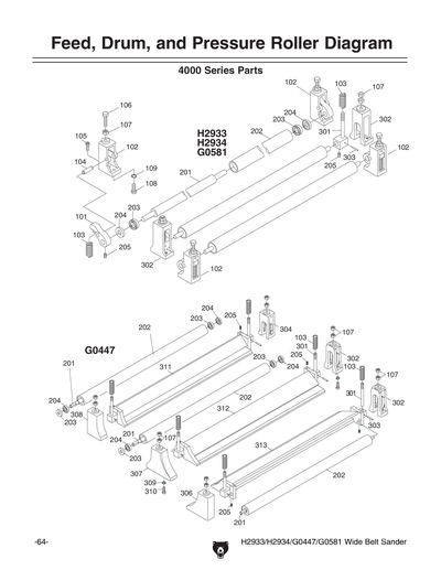 Parts for H2934 37