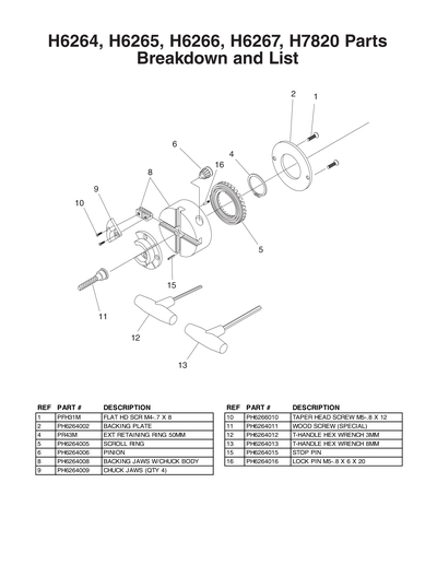 Part Diagram for H6265