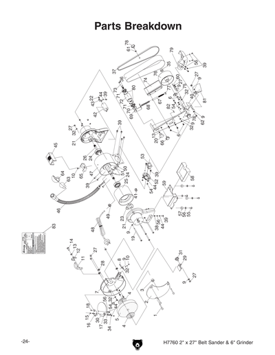 Part Diagram for H7760