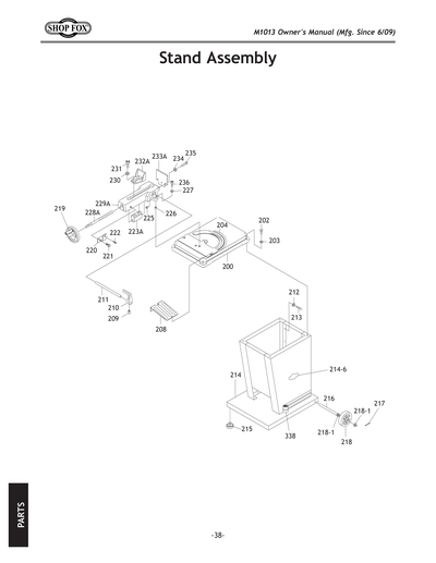 Part Diagram for M1013