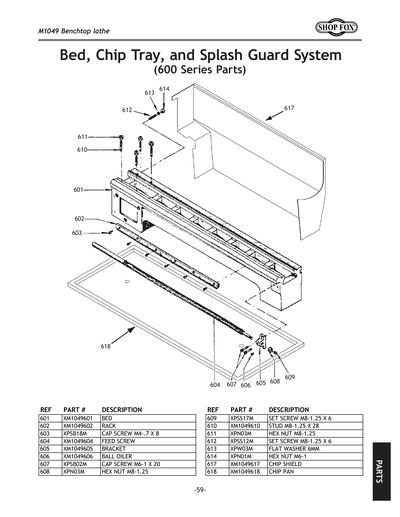 Part Diagram for M1049