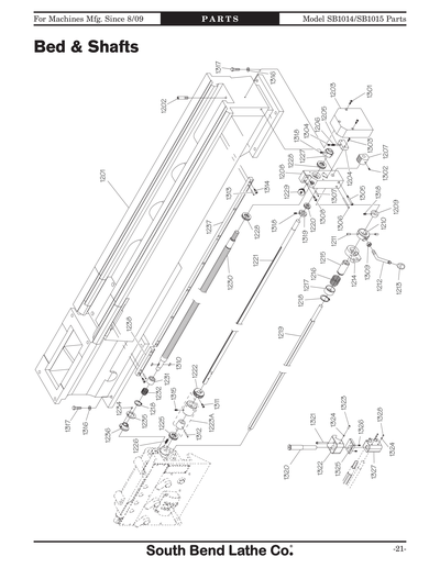 Part Diagram for SB1015F