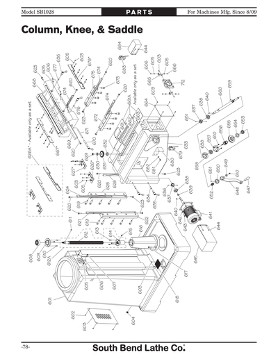 Part Diagram for SB1028F