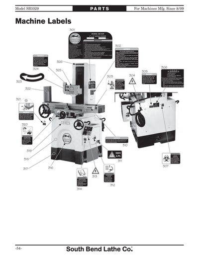 Part Diagram for SB1029