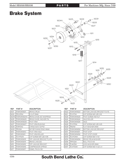 Part Diagram for SB1036