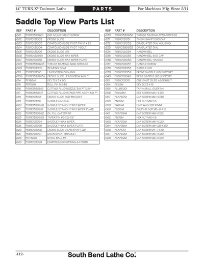 Part Diagram for SB1039F