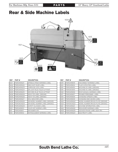 Part Diagram for SB1049F