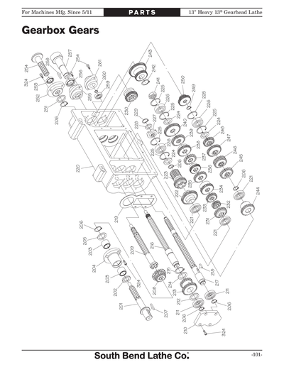Part Diagram for SB1050