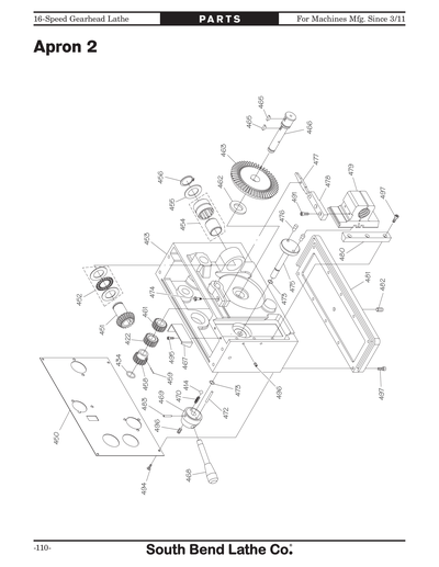Part Diagram for SB1055F