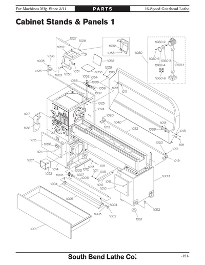 Part Diagram for SB1055F