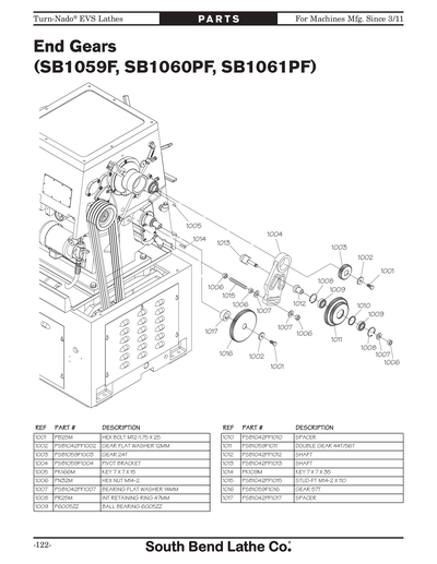 Part Diagram for SB1061PF