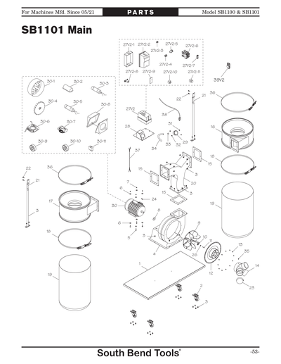 Part Diagram for SB1100