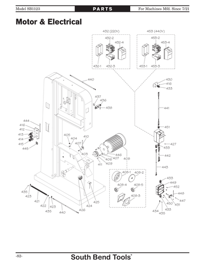 Part Diagram for SB1123