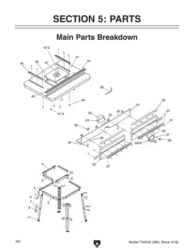 Part Diagram for T10432