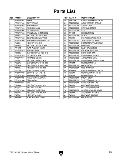 Part Diagram for T20797