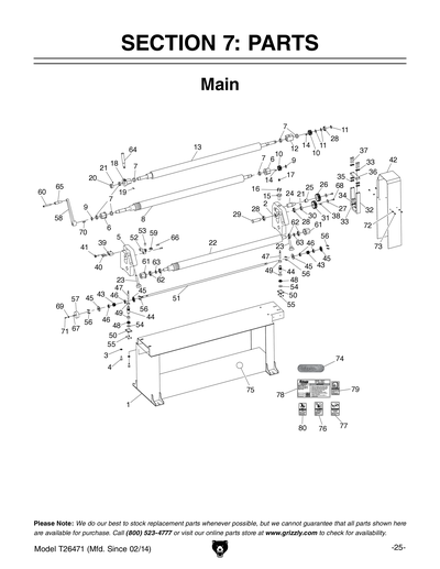 Part Diagram for T26471