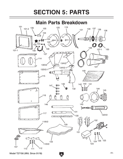 Part Diagram for T27156