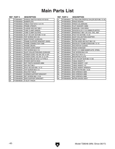 Part Diagram for T28048