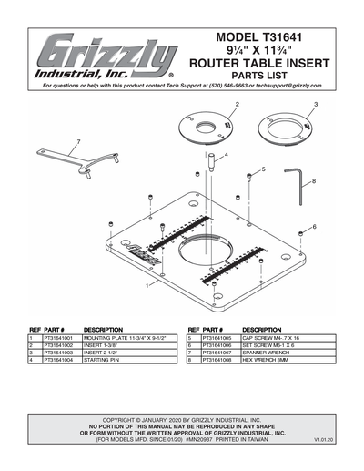 Part Diagram for T31641