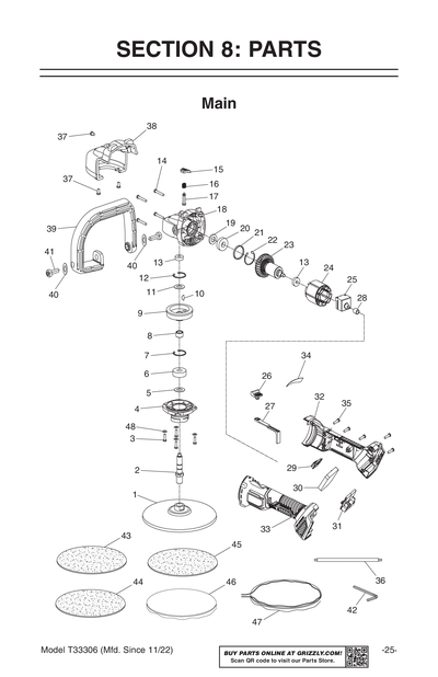 Part Diagram for T33306