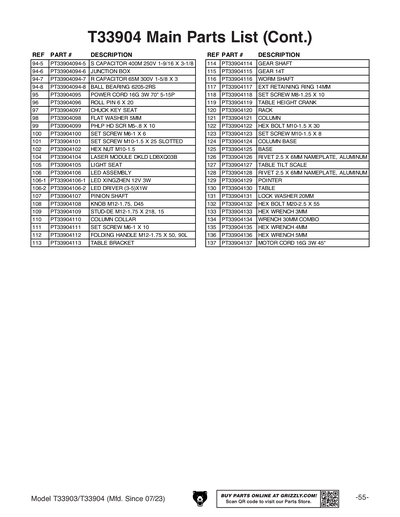 Part Diagram for T33904