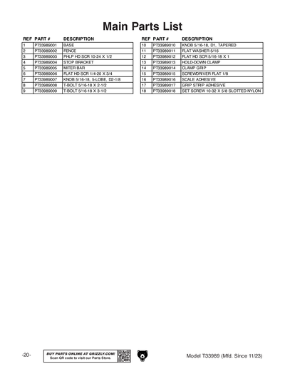 Part Diagram for T33989