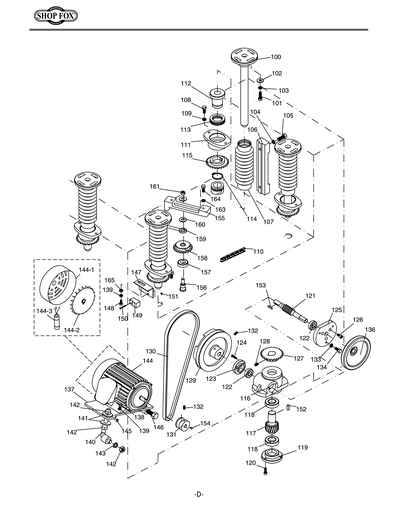 Part Diagram for W1710