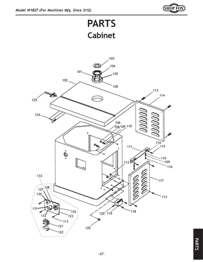 Part Diagram for W1827
