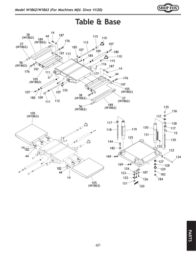 Part Diagram for W1862