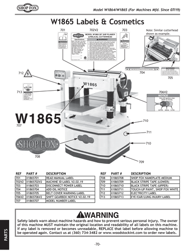 Part Diagram for W1864