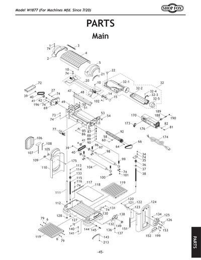 Parts for 13