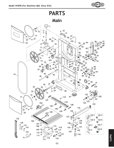 Parts for W1878 9