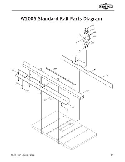 Part Diagram for W2005