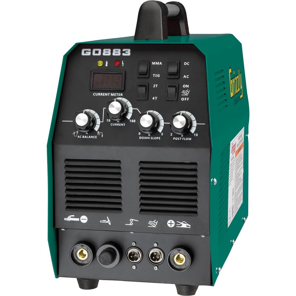 Grizzly G0883 - 160A AC/DC TIG Welder - Grizzly Industrial, Inc.