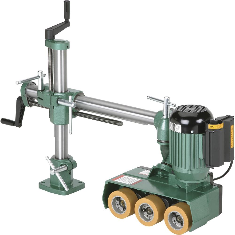 Grizzly G4179 - 1/2 HP 4-Speed 3-Roller Power Feeder, Single-Phase