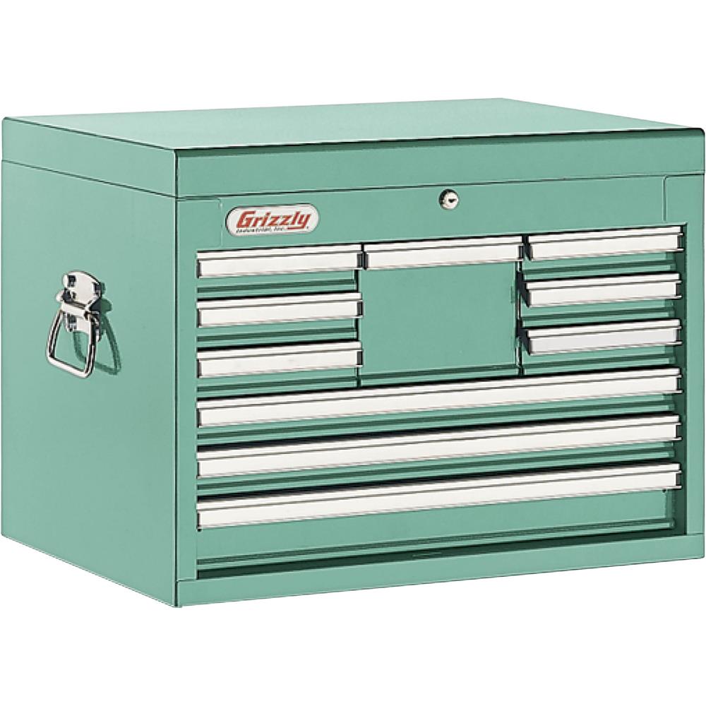 Grizzly H5652 - 10-Drawer Full-Depth Tool Chest - Grizzly