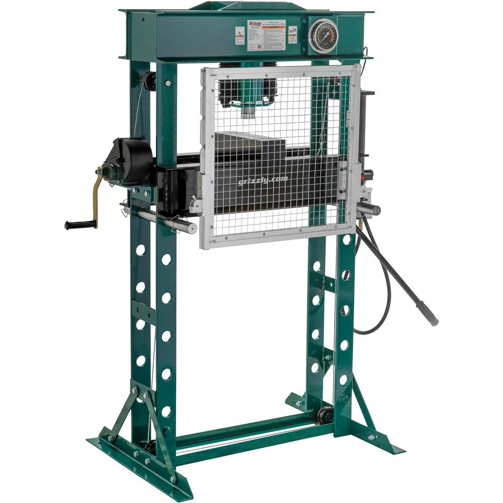 Grizzly T34349 - 50-Ton Hydraulic Shop Press - Grizzly Industrial