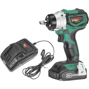 Grizzly PRO 20V Impact Wrench Kit with Li-Ion Battery and Charger