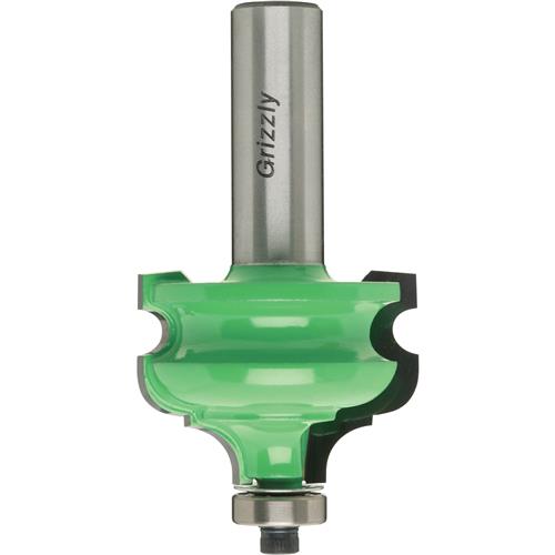 Image for Grizzly C1382 - Bead / Classical Face Moulding Bit, 1/2" Shank