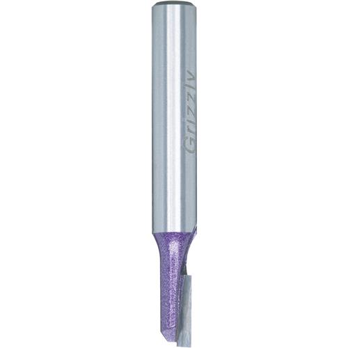 Image for Grizzly C1462Z - Single Fluted Straight Bit, 1/4" Shank, 3/16" Dia.