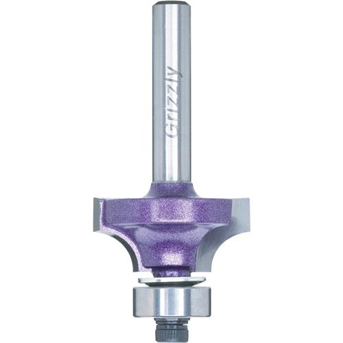 Image for Grizzly C1716Z - 1/4"r Anti-Kickback Roundover Bit, 1/4" Shank