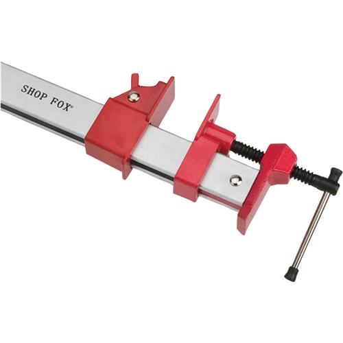 Image for Shop Fox D2465 - Aluminum Bar Clamp 24" (1-5/8"d)