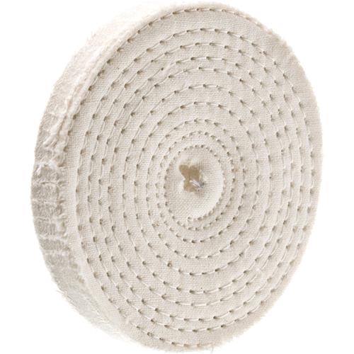 Image for Woodstock D2494 - 3" x 40 Ply x 1/4" Spiral Sewn Buff Wheel, 5,000 RPM