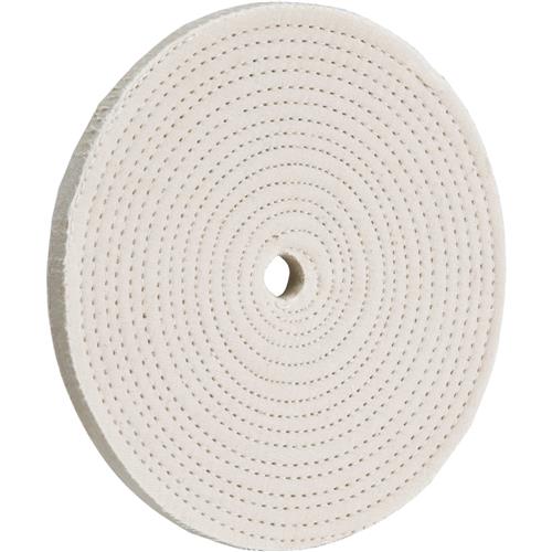 Image for Woodstock D2498 - 6" x 30 Ply x 1/2" Spiral Sewn Buff Wheel, 4,000 RPM