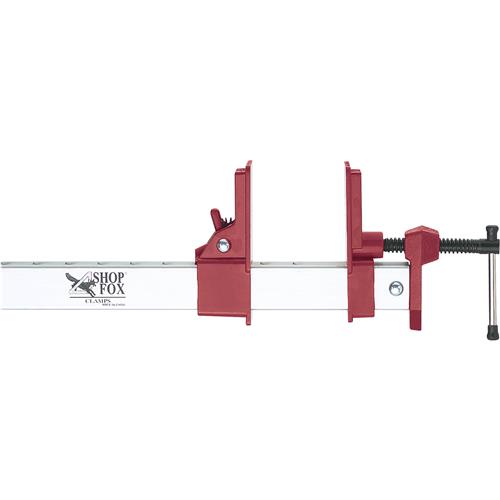 Image for Shop Fox D2528 - 36" Aluminum Long Jaw Bar Clamp