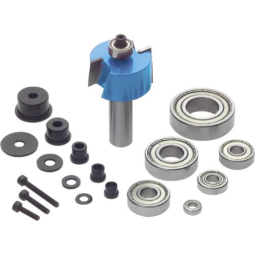 Image for Roman Carbide DC1828 - Deluxe 3/4" Rabbeting Set with 7 Bearings 1/2" Shank