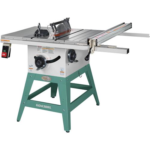 Image for Grizzly G0438RL - 10" 1-1/2 HP 110V Contractor Left-Tilt Table Saw