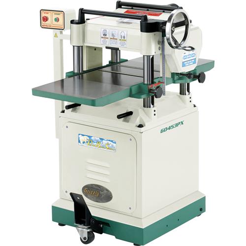 Image for Grizzly G0453PX - 15" Planer with Spiral Cutterhead, Polar Bear Series