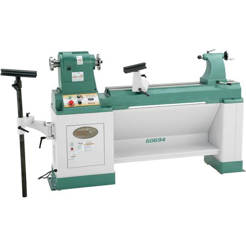 Image for Grizzly G0694 - 20" x 43" Heavy-Duty Variable-Speed Wood Lathe