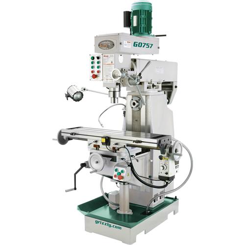 Image for Grizzly G0757 - 9" x 39" 2 HP Horizontal/Vertical Mill with Power Feed